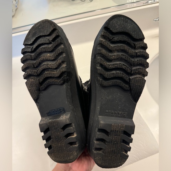 Sperry Top-Sider Women's Gosling Duck Boots size 7 black on black - Picture 4 of 9